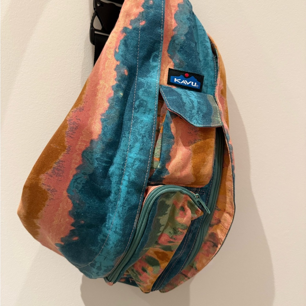 Kavu Rope Bag Crossbody Coastal Tie Dye